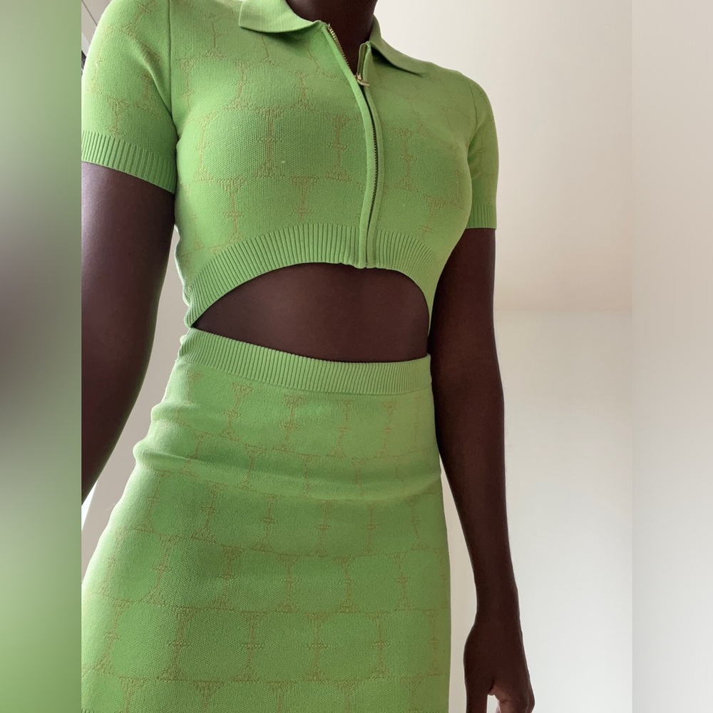 Retrofête cut-out mini dress